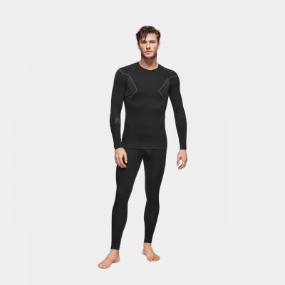 10. Alpinus Active Base Layer Set schwarz und grau Thermounterwäsche M GT43257