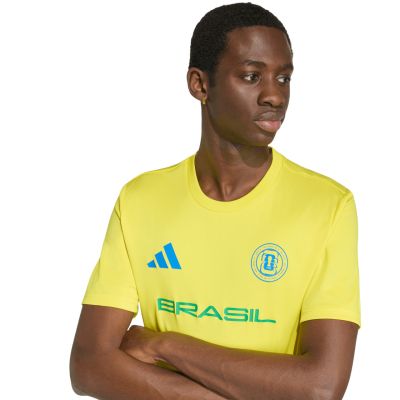 5. adidas Brasilien Herren-Trikot Nr. 26 Gelb KH2307