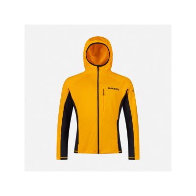 6. ROSSIGNOL BLACKSIDE MIX FZH FLEECE Herren-Sweatshirt gelb