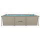 10. VIRTUFIT Rechteckiges Schwimmbecken 260 x 180 cm mit Filterpumpe Beige