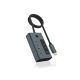 ICY BOX IB-HUB1454-C31 USB 3.2 Gen 1 (3.1 Gen 1) Typ-C 10000 Mbit/s Blau, Grau