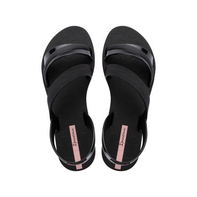 2. Ipanema Vibrant Damen-Sandalen, modisch und bequem, schwarz