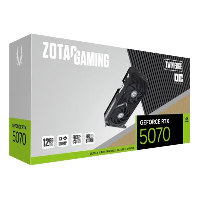 15. ZOTAC GAMING GeForce RTX 5070 Twin Edge OC 12GB Grafikkarte