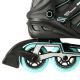 5. NILS Extreme NA14217 Rollschuhe schwarz und mint Größe 45