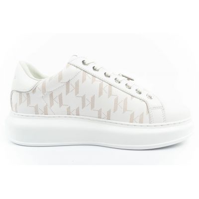 4. Karl Lagerfeld Kapri Herrenschuhe Sneakers Naturleder weiß