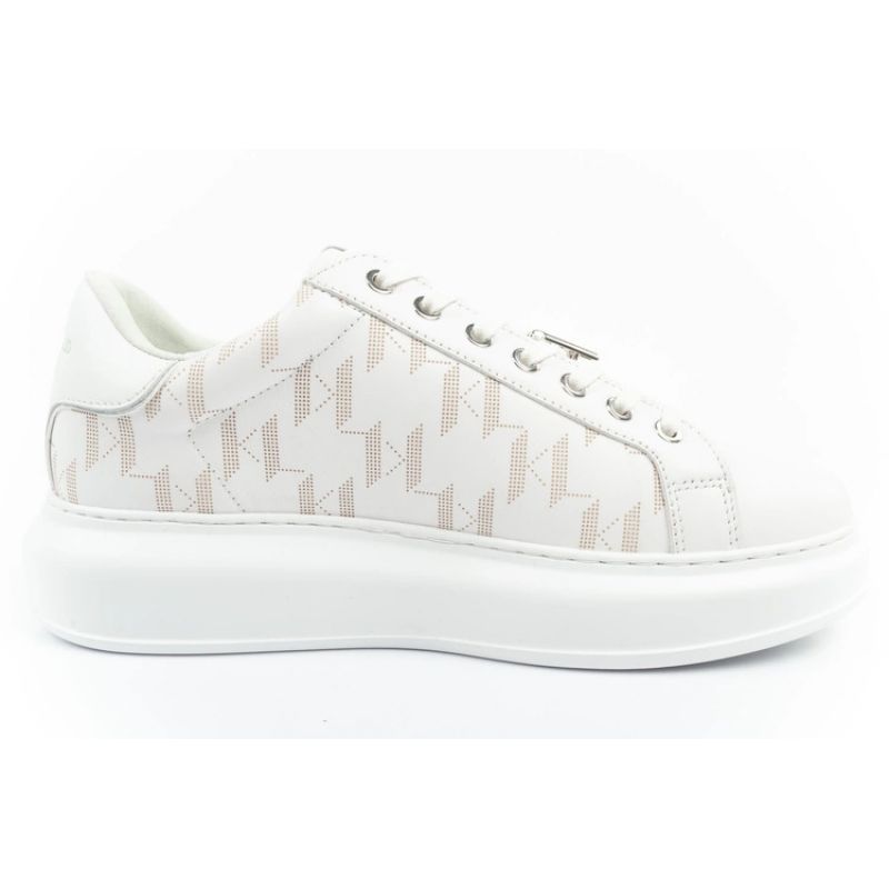 4. Karl Lagerfeld Kapri Herrenschuhe Sneakers Naturleder weiß