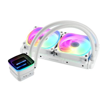 4. Enermax Aquafusion ADV 240mm RGB Flüssigkeits-CPU-Kühler Weiß
