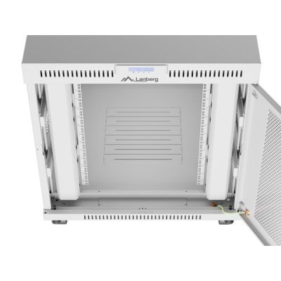 22. LANBERG LCD-Standschrank 19" 15U 800x1000 GRAU PERFORATIONSTÜR (FLACHVERPACKT)