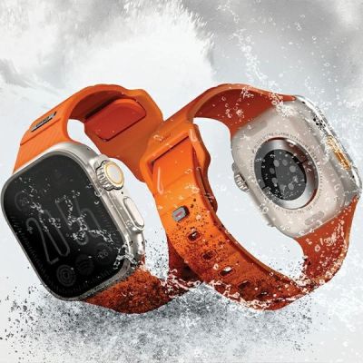6. Uniq Stride Apple Watch Armband 42 / 44 / 45 / 49 mm - Orange