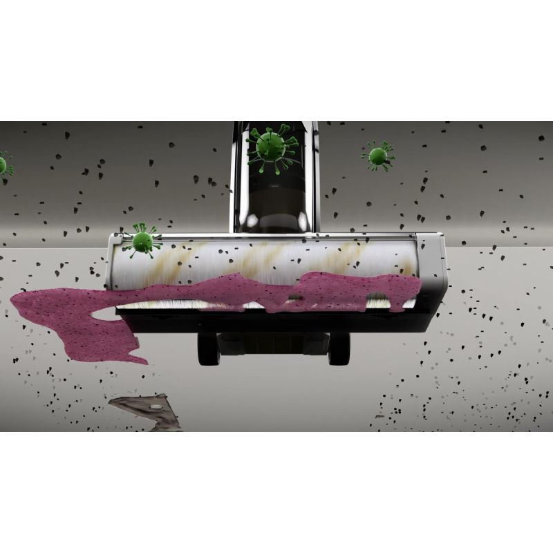 4. Kärcher FCV 4 Akku Nass- und Trockensauger ohne Beutel 180 W Schwarz, Weiß