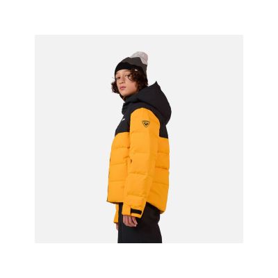 4. ROSSIGNOL Steppjacke für Jungen, gelb, Kinder-Skijacke