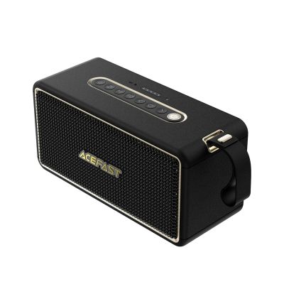 Acefast K3 Ultra Kabelloser Lautsprecher mit RGB-Hintergrundbeleuchtung, Bluetooth 5.4 – Schwarz