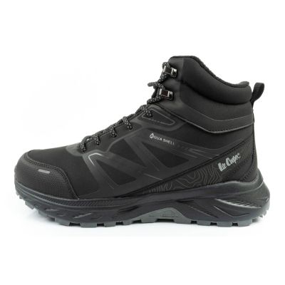 2. Lee Cooper Herren-Winterwanderschuhe, gefüttert, wasserdicht, schwarz