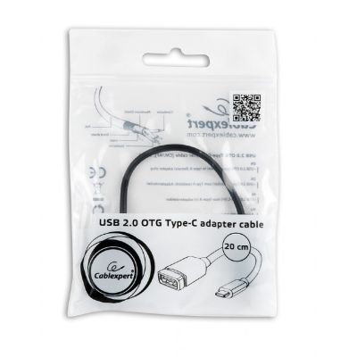 2. GEMBIRD A-OTG-CMAF2-01 Kabel (USB Typ CM - USB 2.0 F; 0,20 m; schwarz)
