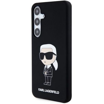 2. Karl Lagerfeld Silikon Ikonik Hülle für Samsung Galaxy S24+ - schwarz
