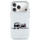 3. Karl Lagerfeld IML Karl & Choupette Peekaboo Logo MagSafe Hülle für iPhone 17 Pro - Weiß