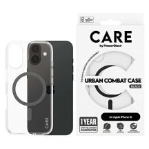 CARE by PanzerGlass Flagship Case iPhone 16 6,1" schwarz/schwarz MagSafe 1345