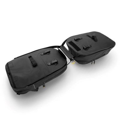 7. Wozinsky Doppel-Fahrradtasche Rucksack 2in1 30l Schwarz (WBB30BK)