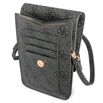 4. Guess 4G Big Logo Handtasche - grau