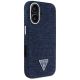 4. Guess Denim Triangle Logo MagSafe iPhone 16 Hülle - Blau