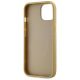 7. Karl Lagerfeld Wrinkled Metal Signature iPhone 15 Hülle - Gold