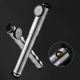 2. Rockbros HQ-67A-L03 Fahrradpumpe mit Manometer – Silber