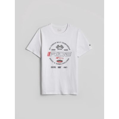 7. Herren-T-Shirt mit Aufdruck, regulär, Größe 4F 4FRAW26TTSHM4470-10S