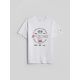 7. Herren-T-Shirt mit Aufdruck, regulär, Größe 4F 4FRAW26TTSHM4470-10S