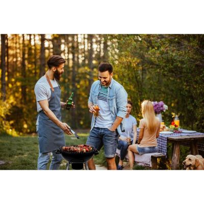 19. GARDEN GRILL REX STAHLKUGEL 46CM MIT ASCHENBECHER