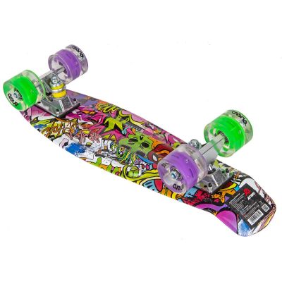 5. PLASTIK-SKATEBOARD 22 ZOLL ENERO GRAFFITI LED 1030852