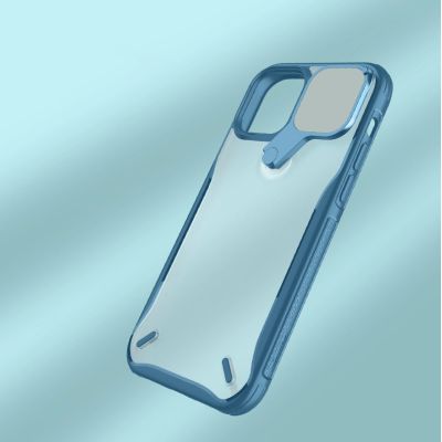 14. Nillkin Cyclops Case robuste Hülle mit Kameraabdeckung und faltbarem Ständer iPhone 13 Pro schwarz