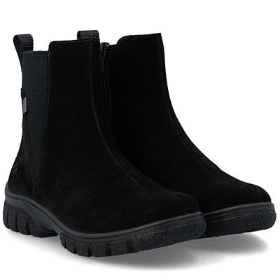 4. Wasserdichte, komfortable Damen-Lederboots in Schwarz – Rieker 7269-00