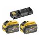 2. Flexvolt-Kit 2x9,0Ah+Ladegerät DEWALT DCB132X2-QW