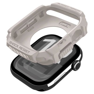 9. Spigen Rugged Armor Schutzhülle für Apple Watch 42 mm – Beige