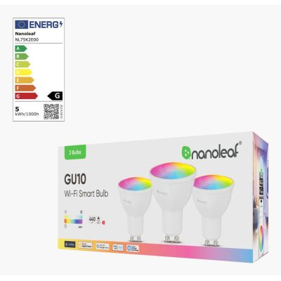 3. Nanoleaf Essentials Smart – Set mit 3 GU10-Lampen (WLAN)