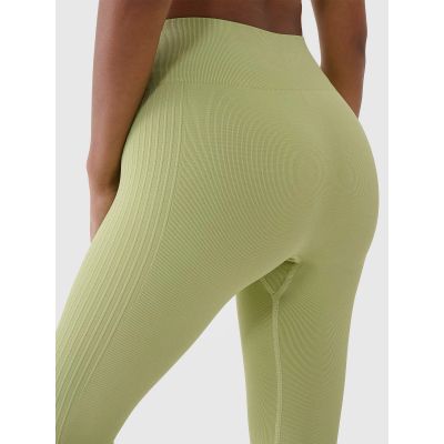 6. Nahtlose Trainingsleggings für Damen 4F 4FRSS25TFTIF309-42S
