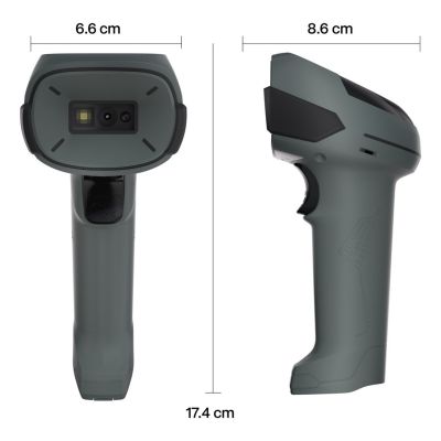 5. Safescan 310-W Handheld 1D/2D CMOS Barcode-Scanner Schwarz, Grau