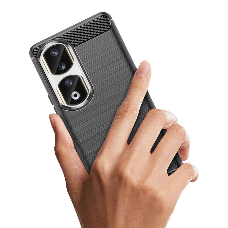 4. Carbon Case für Honor 90 Pro - schwarz