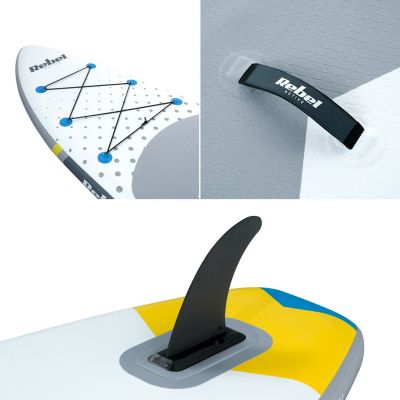 21. REBEL ACTIVE aufblasbares SUP-Board 350x81x15cm weiß
