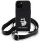 2. Karl Lagerfeld KLHCP15SSCBSCNK iPhone 15 6,1" Hardcase schwarz/schwarz Crossbody Silikon Choupette