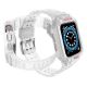 3. Schutzarmband für Apple Watch 38/40/41 mm Panzergehäuse-Armband - Transparent