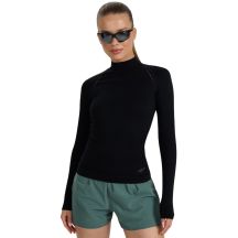 Damen-Langarmshirt 4F F419 Tiefschwarz 4FWAW25TFLOF419 20S