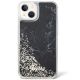 3. Guess Liquid Glitter Marble Hülle für iPhone 14 – Schwarz