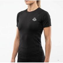 Schwarzes Damen-Rashguard-T-Shirt mit Kampffunktion | DBX Bushido