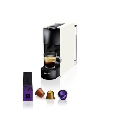 Krups Nespresso Essenza Mini XN1101 Kapselkaffeemaschine (1260W; weiß)