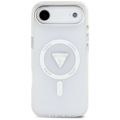 2. Guess IML Gradient Triangle Logo MagSafe Hülle für iPhone Air - Transparent