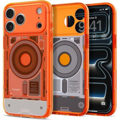 22. Spigen Ultra Hybrid MagSafe Hülle für iPhone 18 Pro / 17 Pro – Orange