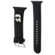 3. Karl Lagerfeld 3D Rubber Karl Head Strap für Apple Watch 42/44/45/49 mm – Schwarz