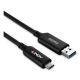 4. 10 m Lindy USB 3.2 Gen 1 Typ-A auf Typ-C Hybridkabel