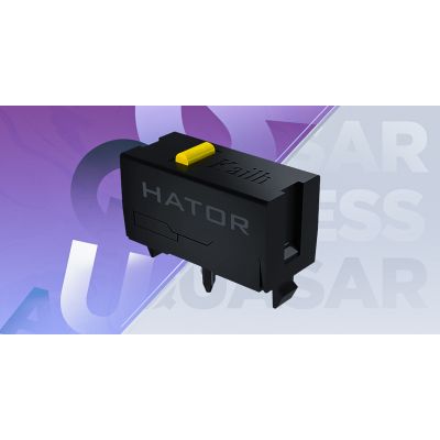 17. HATOR Quasar 3 Kabellose Gaming-Maus, beidhändig bedienbar, Funkfernbedienung + Bluetooth + USB Typ-A, optischer Sensor mit 12.000 DPI